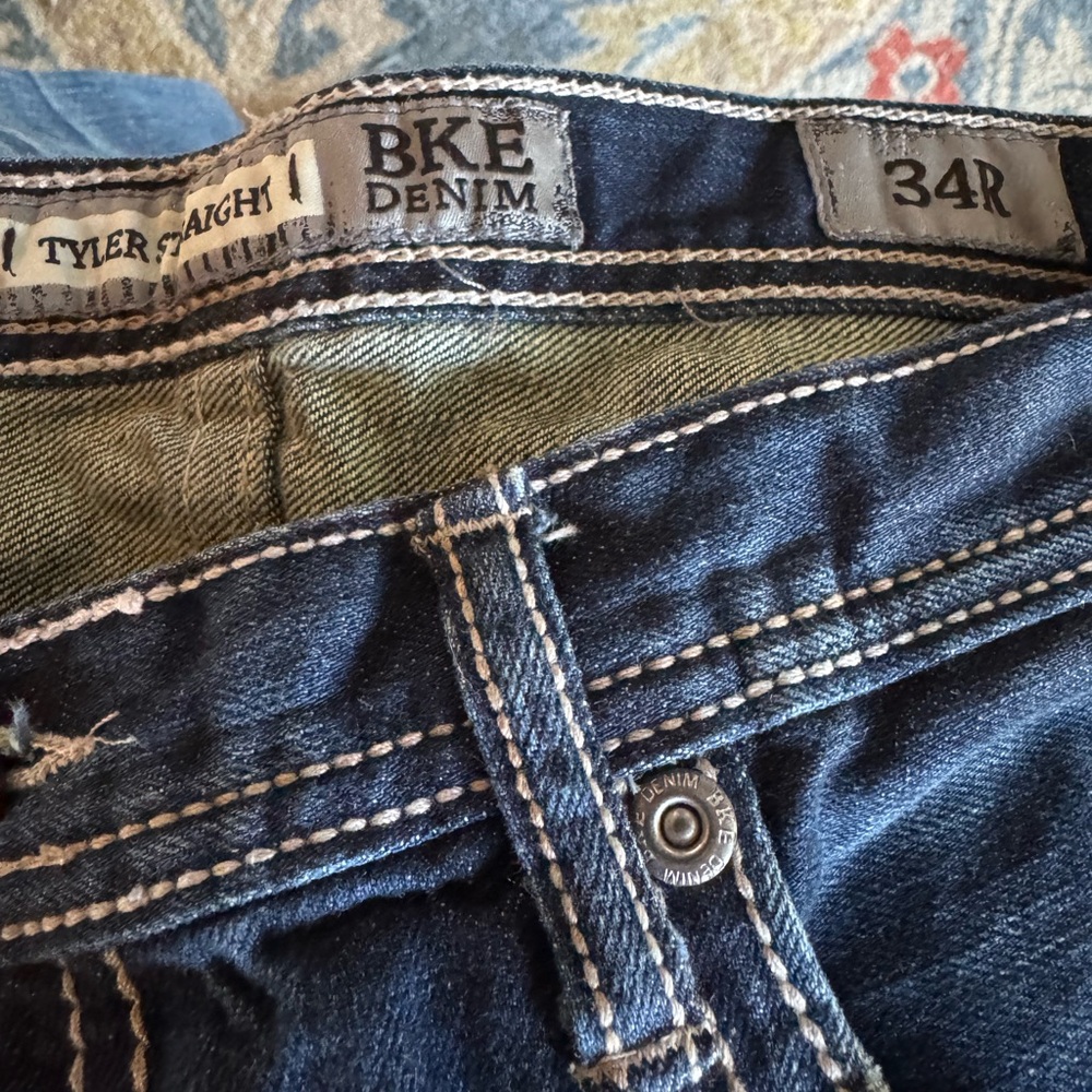 BKE
BKE Tyler Straight Leg
Medium Wash Mens Men's Blue Jeans - Picture 4 of 6